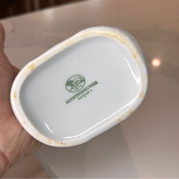 Hutschenreuther Glazed Porcelain Vase "Theater Curtain" by Hans aAchtziger 1970 - Picture 7 of 12